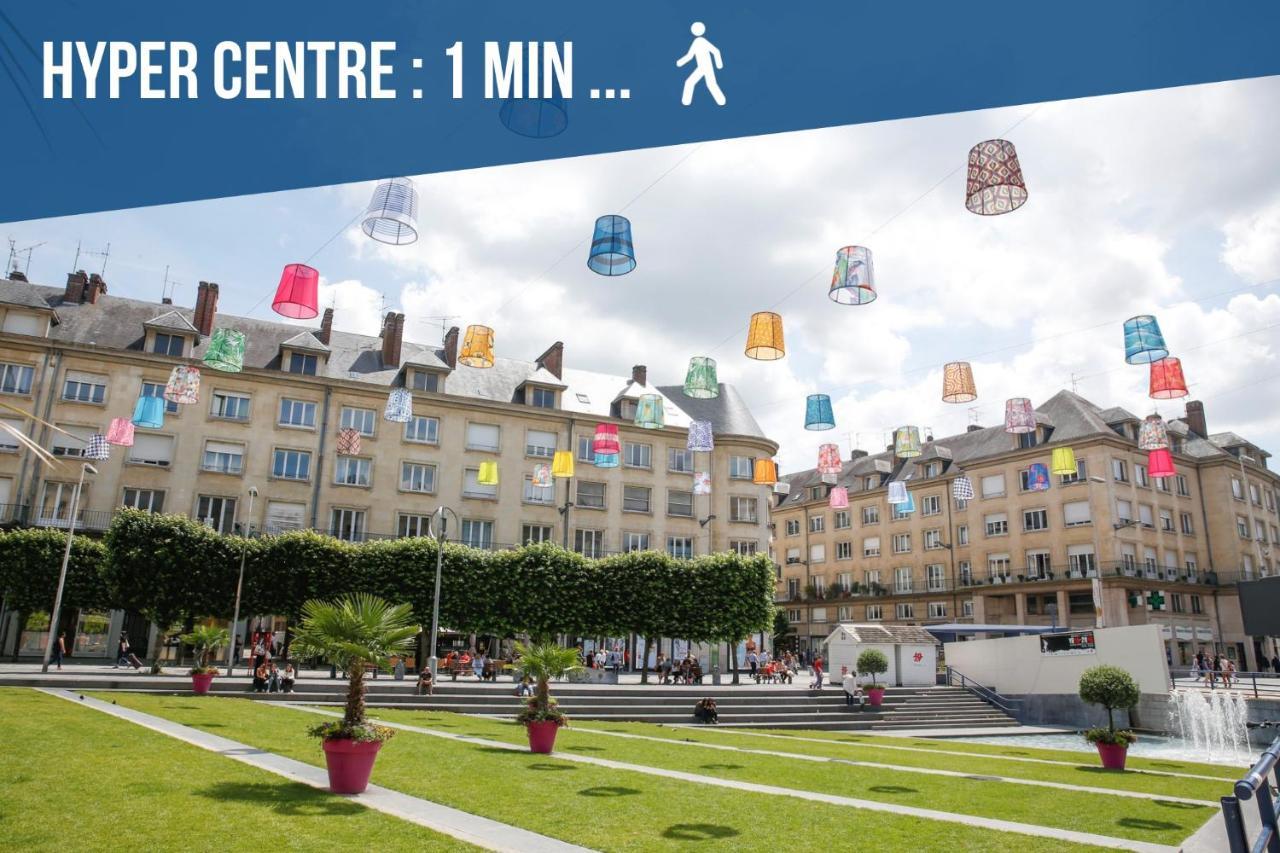 Downtown Rooftop - Centre Ville - Wifi - Terrasse - Netflix Amiens Exterior photo